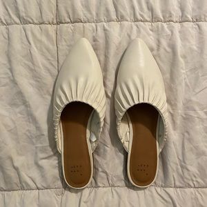 White Slip on shoe